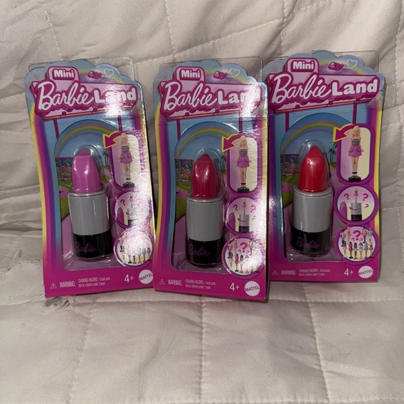 Barbie Mini Barbie-Land Dolls Mystery Lot of‎ 3 Mattel NEW - Picture 1 of 4